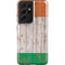 Ireland Flag Dark Wood Galaxy S21 Ultra 5G Pro Case
