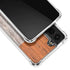 Ireland Flag Dark Wood Galaxy S22 Clear Case