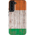 Ireland Flag Dark Wood Galaxy S22 Plus Pro Case