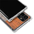 Ireland Flag Dark Wood Galaxy S22 Ultra Clear Case