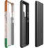 Ireland Flag Dark Wood Galaxy S22 Ultra Pro Case
