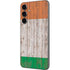 Ireland Flag Dark Wood Galaxy S23 FE Skin
