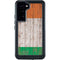Ireland Flag Dark Wood Galaxy S23 Plus Waterproof Case