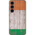 Ireland Flag Dark Wood Galaxy S23 Skin
