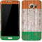Ireland Flag Dark Wood Galaxy S7 Edge Skin