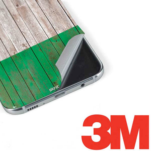 Ireland Flag Dark Wood Galaxy S8 Plus Skin