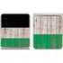 Ireland Flag Dark Wood Galaxy Z Flip3 5G Skin
