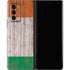 Ireland Flag Dark Wood Galaxy Z Fold2 5G Skin