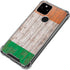 Ireland Flag Dark Wood Google Pixel 5a 5G Clear Case