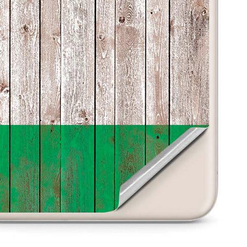 Ireland Flag Dark Wood Google Pixel 8 Pro Skin