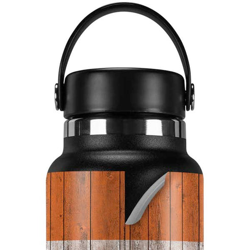 Ireland Flag Dark Wood Hydro Flask 32oz Wide Mouth Skin