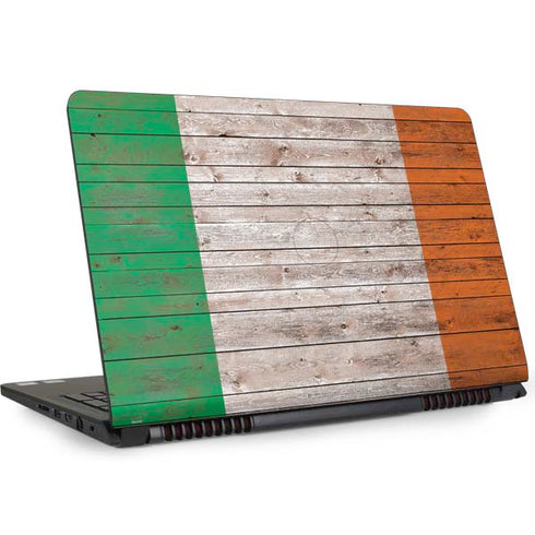 Ireland Flag Dark Wood Dell Inspiron Skin