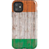 Ireland Flag Dark Wood iPhone 11 Impact Case