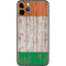 Ireland Flag Dark Wood iPhone 11 Pro Skin