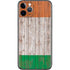 Ireland Flag Dark Wood iPhone 11 Pro Skin