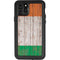 Ireland Flag Dark Wood iPhone 11 Pro Waterproof Case