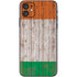 Ireland Flag Dark Wood iPhone 11 Skin