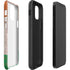 Ireland Flag Dark Wood iPhone 12 Impact Case