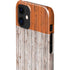 Ireland Flag Dark Wood iPhone 12 Mini Lite Case