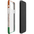 Ireland Flag Dark Wood iPhone 12 Mini Lite Case