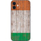 Ireland Flag Dark Wood iPhone 12 Mini Skin