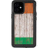 Ireland Flag Dark Wood iPhone 12 Mini Waterproof Case