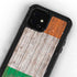 Ireland Flag Dark Wood iPhone 12 Mini Waterproof Case
