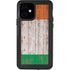 Ireland Flag Dark Wood iPhone 12 Waterproof Case