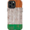 Ireland Flag Dark Wood iPhone 13 Pro Max Impact Case
