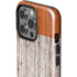 Ireland Flag Dark Wood iPhone 14 Pro Impact Case