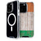 Ireland Flag Dark Wood iPhone 14 Pro MagSafe Case