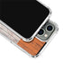 Ireland Flag Dark Wood iPhone 14 Pro Max Clear Case