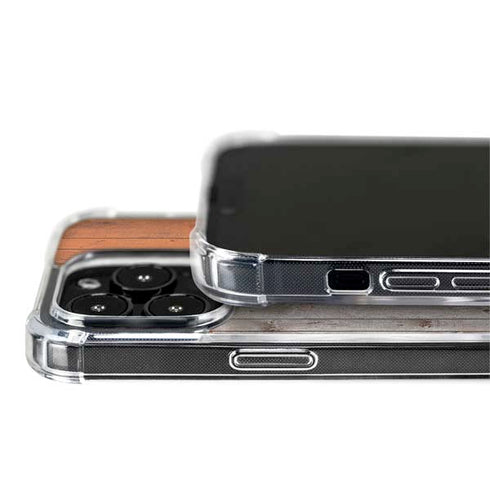 Ireland Flag Dark Wood iPhone 14 Pro Max MagSafe Case