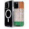 Ireland Flag Dark Wood iPhone 14 Pro Max MagSafe Case
