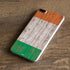 Ireland Flag Dark Wood iPhone 7 Plus Skin
