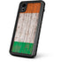 Ireland Flag Dark Wood iPhone XR Waterproof Case