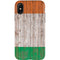 Ireland Flag Dark Wood iPhone XS Pro Case
