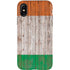 Ireland Flag Dark Wood iPhone XS Pro Case