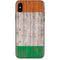 Ireland Flag Dark Wood iPhone XS Skin