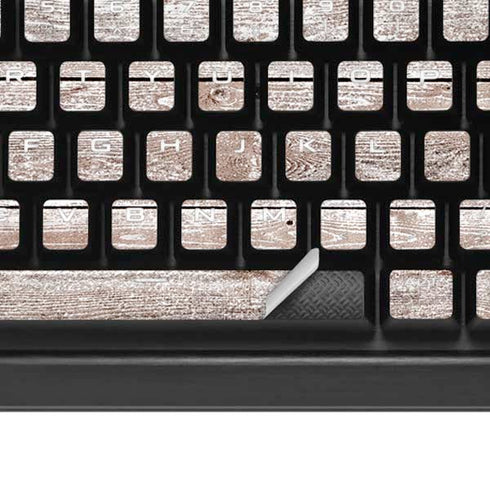 Ireland Flag Dark Wood K95 RGB PLATINUM Mechanical Gaming Keyboard Skin