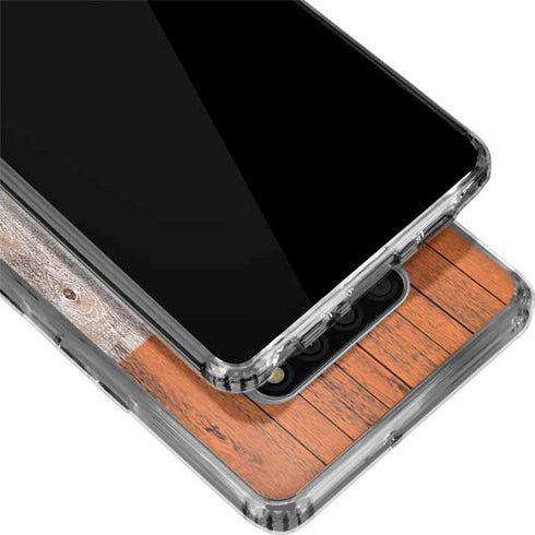 Ireland Flag Dark Wood LG Stylo 6 Clear Case