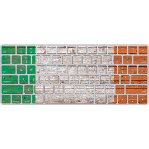 Ireland Flag Dark Wood Magic Keyboard Skin