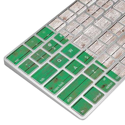 Ireland Flag Dark Wood Magic Keyboard Skin