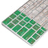 Ireland Flag Dark Wood Magic Keyboard Skin