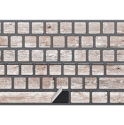 Ireland Flag Dark Wood Magic Keyboard with Numeric Keypad Skin