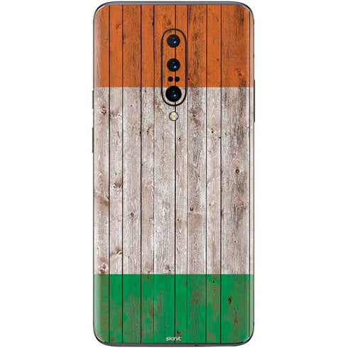 Ireland Flag Dark Wood OnePlus 7 Pro Skin