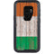 Ireland Flag Dark Wood Otterbox Defender Galaxy Skin