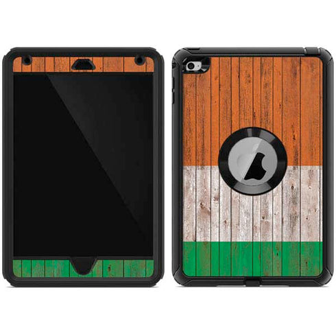 Ireland Flag Dark Wood Otterbox Defender iPad Skin
