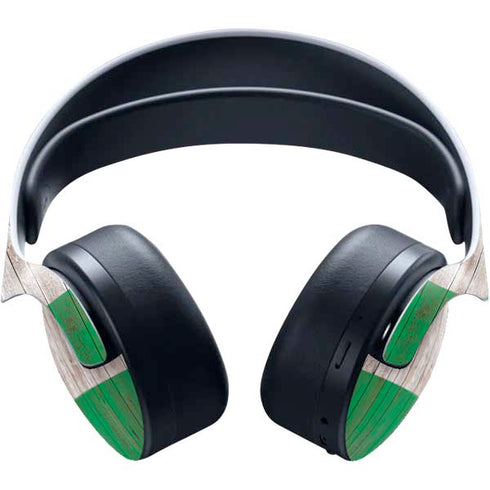 Ireland Flag Dark Wood PULSE 3D Wireless Headset for PS5 Skin