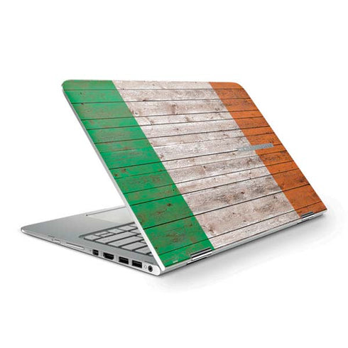 Ireland Flag Dark Wood HP Spectre Skin